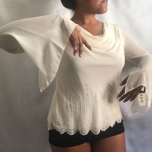 Embellished Vintage Blouse